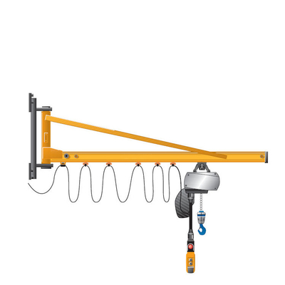 3 Ton Wall Mounted Jib Crane Light Duty With Electric Chain Hoist