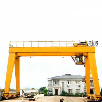 Double Girder Electric Gantry Crane Industrial Use Box Type 10 Ton 40m