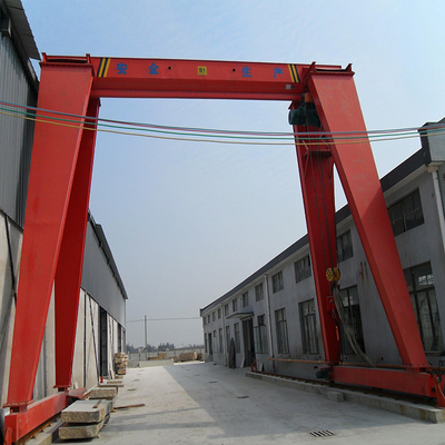 Electric Box Type Gantry Crane 550KN Rated Lifting Moment