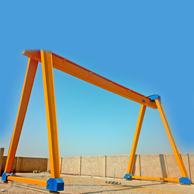 Heavy Duty Outdoor 10 Ton Single Girder Gantry Crane For Industrial Applications