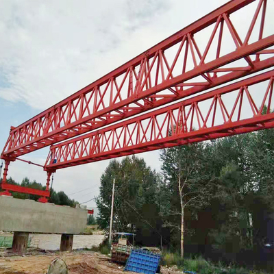 Heavy Loading Truss Type 200t Railway Bridge Launcher Crane For Sale