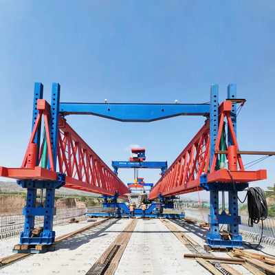 High Strength Steel Truss Type Girder Launching For High Speed Railway