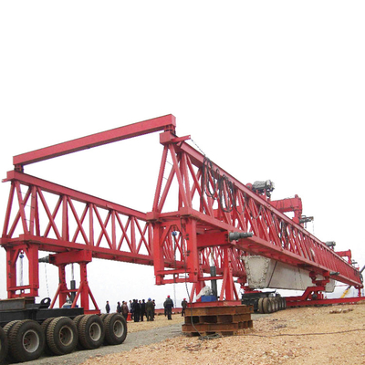 High Strength Steel Truss Type Girder Launching For High Speed Railway