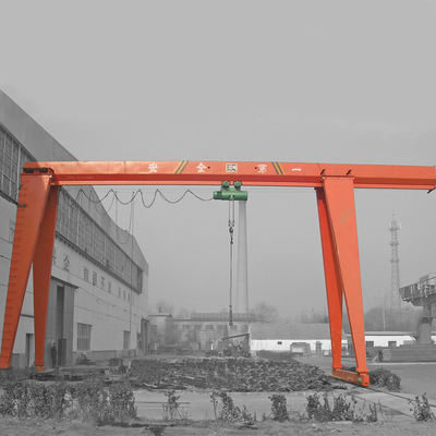 General Factory Use Box Frame Single Girder Gantry Crane For Sale