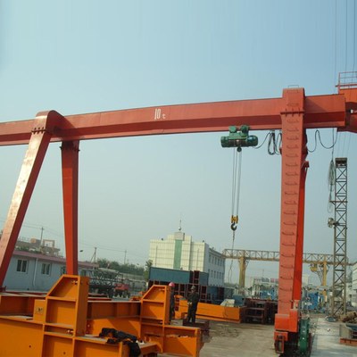 General Factory Use Box Frame Single Girder Gantry Crane For Sale