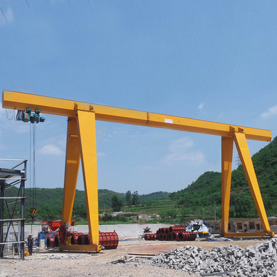 General Factory Use Box Frame Single Girder Gantry Crane For Sale