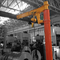 Freestanding Electric Hoisting 0-360° Slewing Jib Crane For Workshop