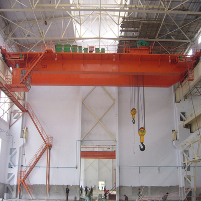 Loading 32t Overhead Double Girder Bridge Crane With Electric Trolley