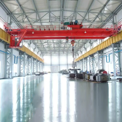 China Manufacturer 10 Ton Double Girder Electric Overhead Crane With Trolley