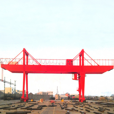 Motor Driven Steel Plant 20 ton Double Girder Mobile Gantry Crane