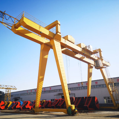 Popular Selling Electric Double Girder Gantry Crane With Trolley For Lifting