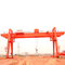 Wire Rope Remote Control Double Girder Gantry Crane With Trolley