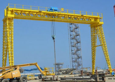 Light Structure Mobile Double Girder Truss Gantry Crane 300 Ton With Electric Trolley