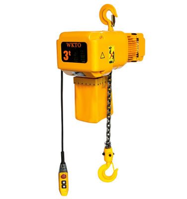 Moveable 7.2m/Min 2T Electric Chain Hoist With Trolley