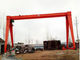 outdoor 20 ton container single beam mobile steel gantry crane with hoist