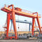 industrial pedestal mobile container double girder gantry crane