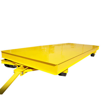 Large Table Electric Industrial Transfer Cart Metal Cargo 30m/min