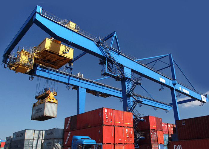 Rail Mounted Shipping Container Crane 50 Ton For Harbor / Containers