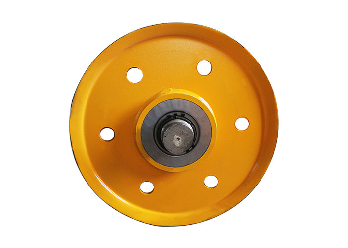 Custom Overhead Crane Spare Parts , Steel Rail Wheels For Mining Industry