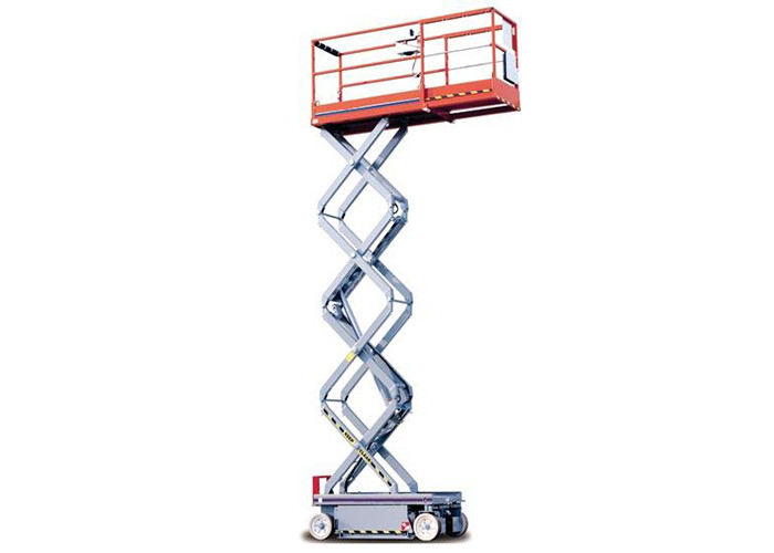 Indoor / Outdoor Electric Scissor Lift , Mobile Self Propelled Scissor